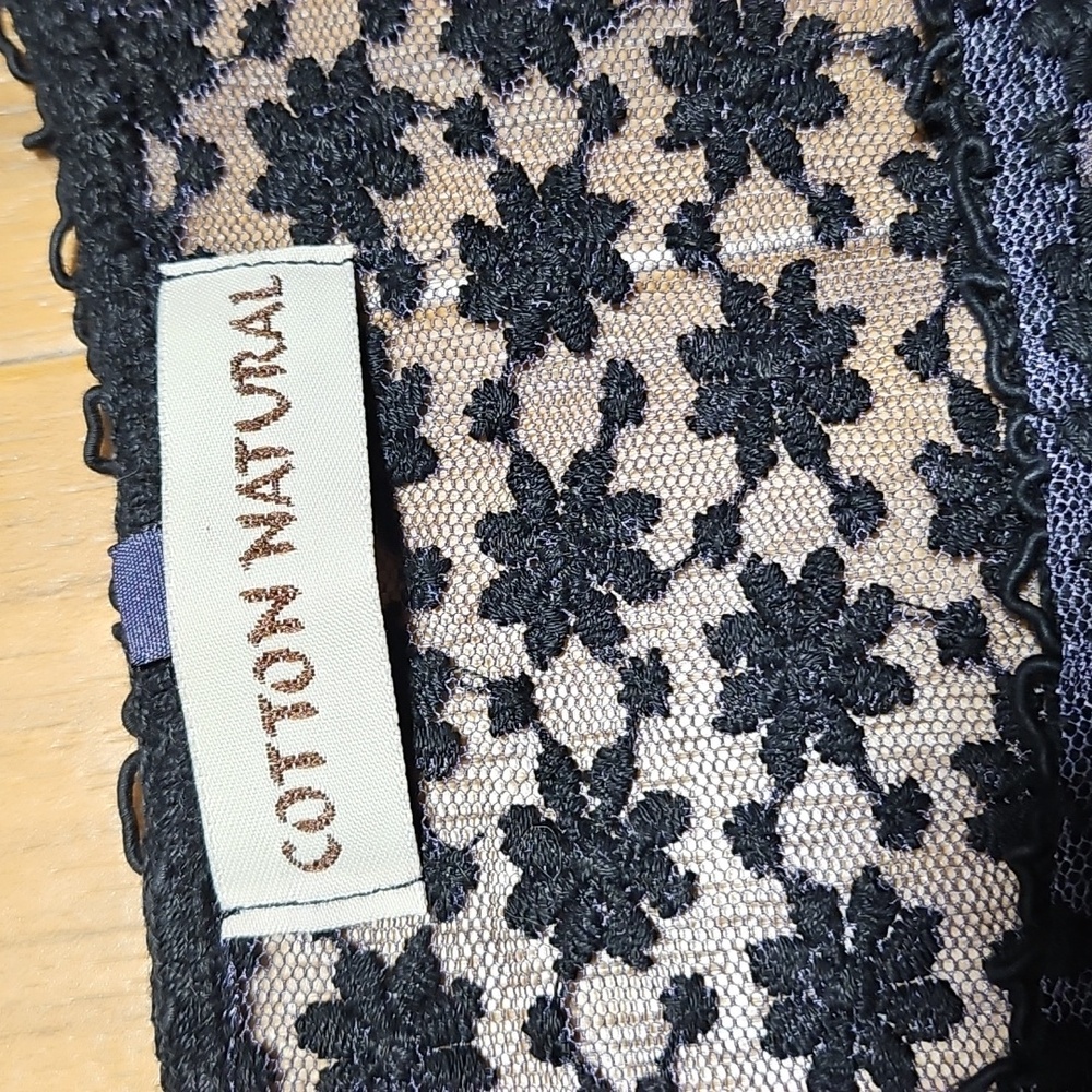 Cotton Natural Mesh Top - Picture 2 of 8